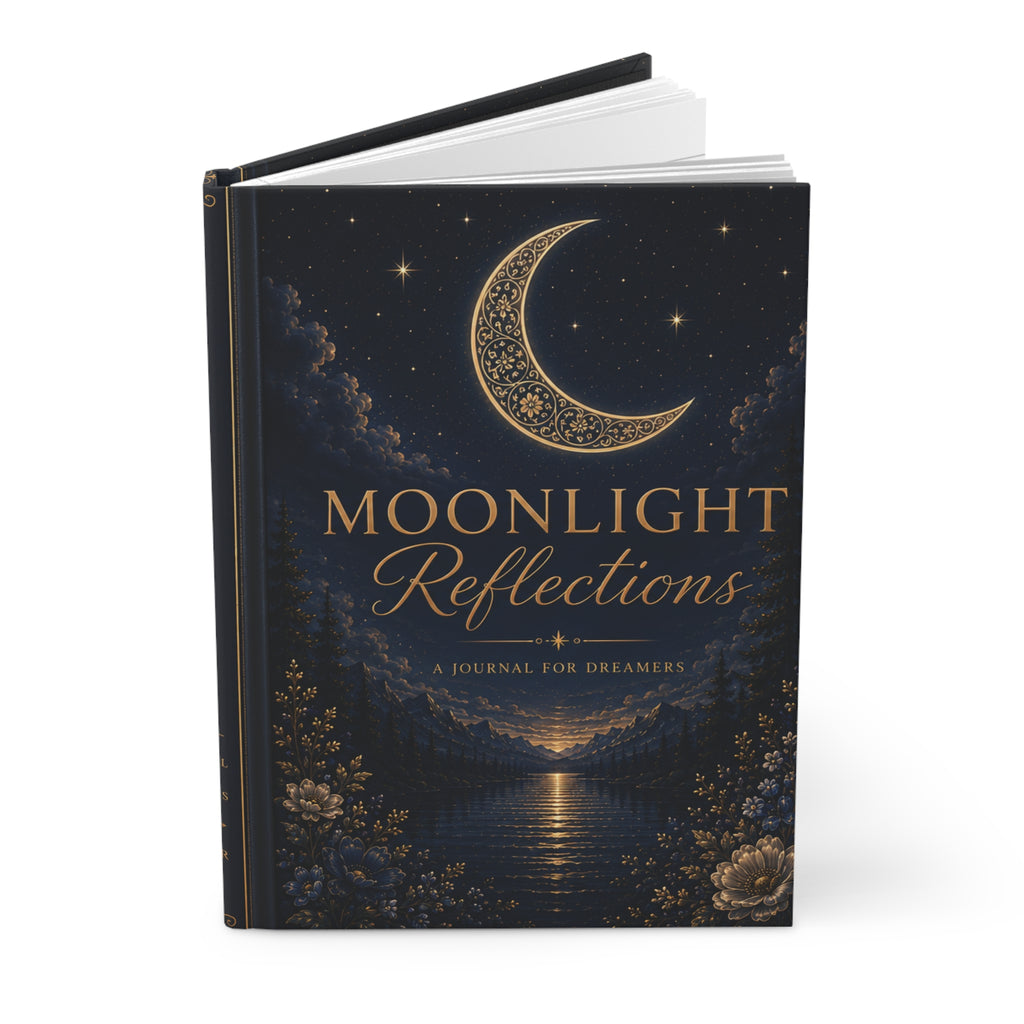 Moonlight Reflections Hardcover Journal | Guided Dream & Reflection Notebook