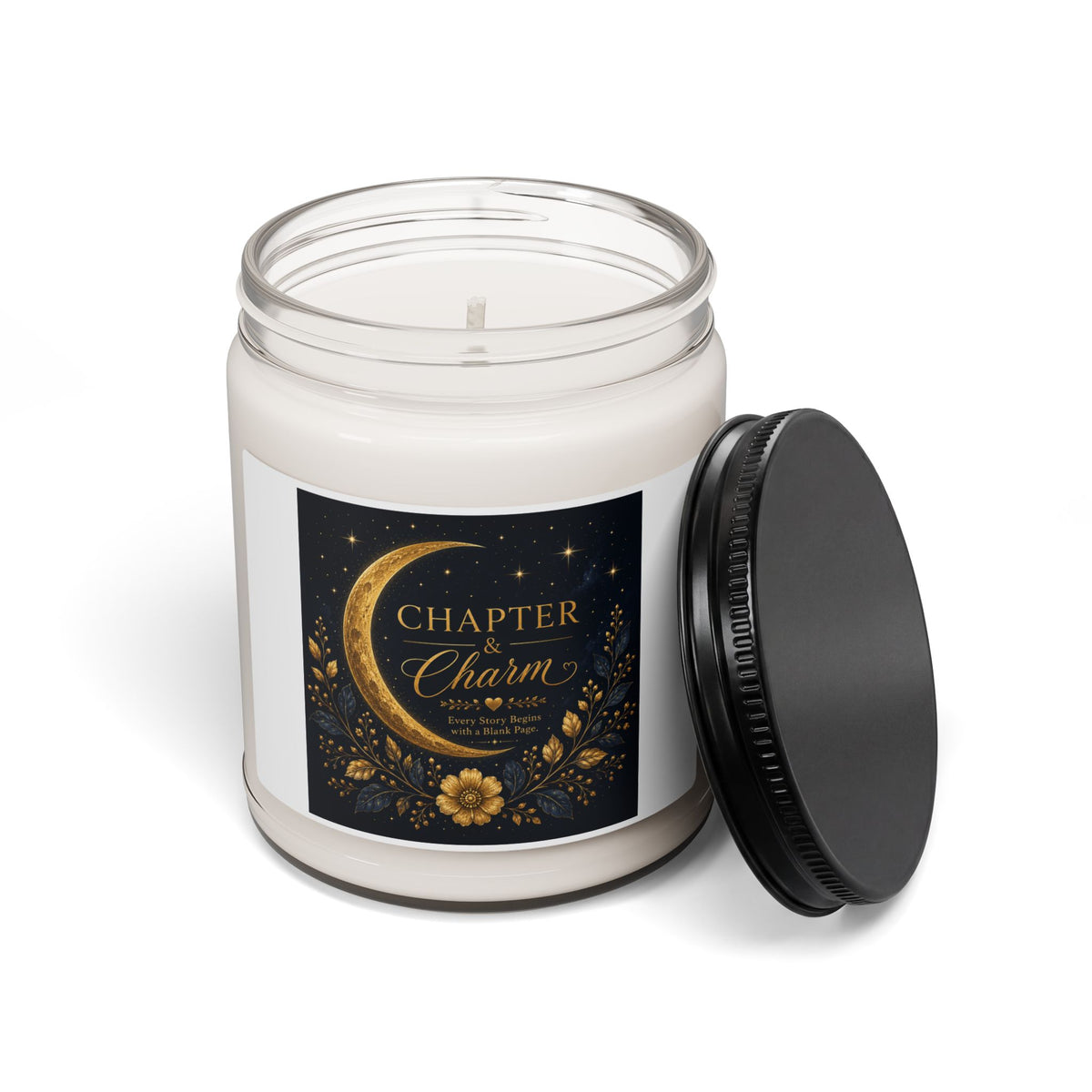 Chapter & Charm Moonlight Reflections™ Clean Cotton Soy Candle (9 oz)