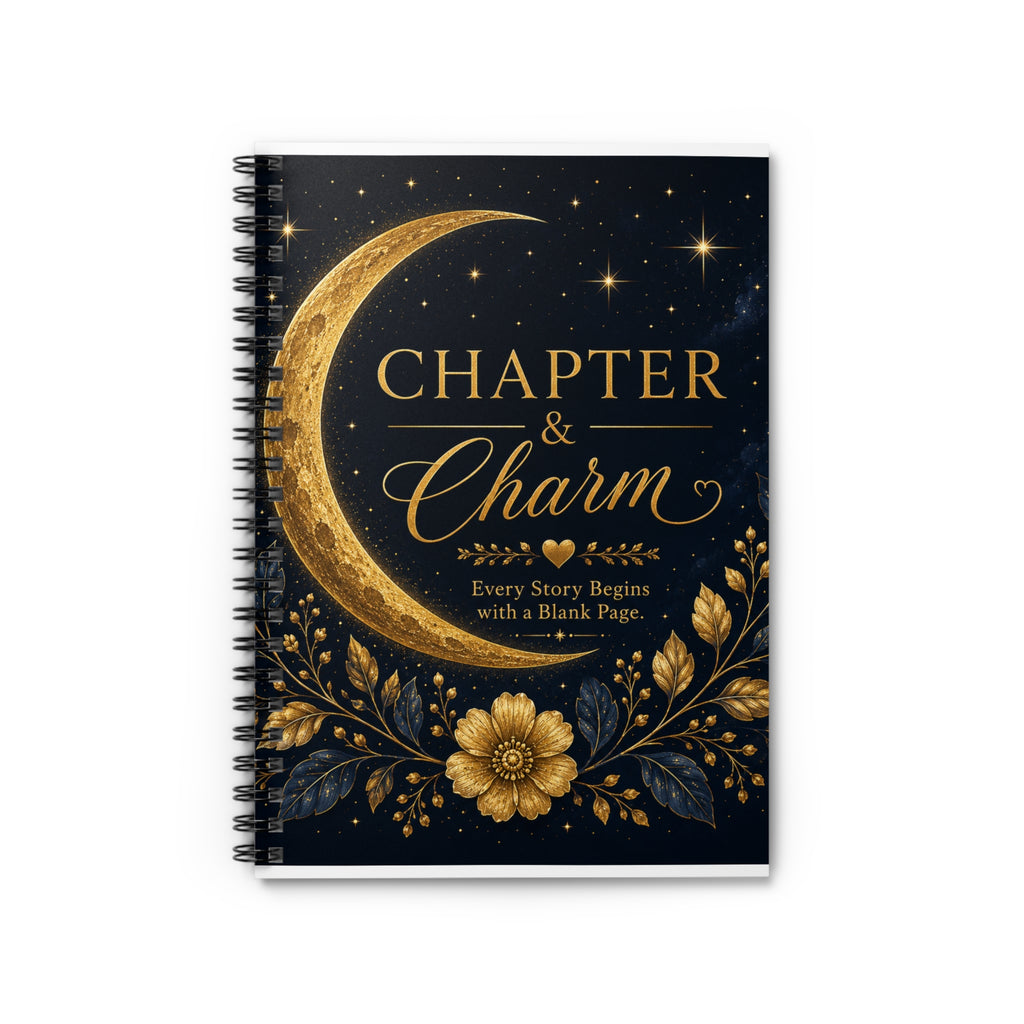 Chapter & Charm Moonlight Reflections™ Spiral Notebook (Ruled)