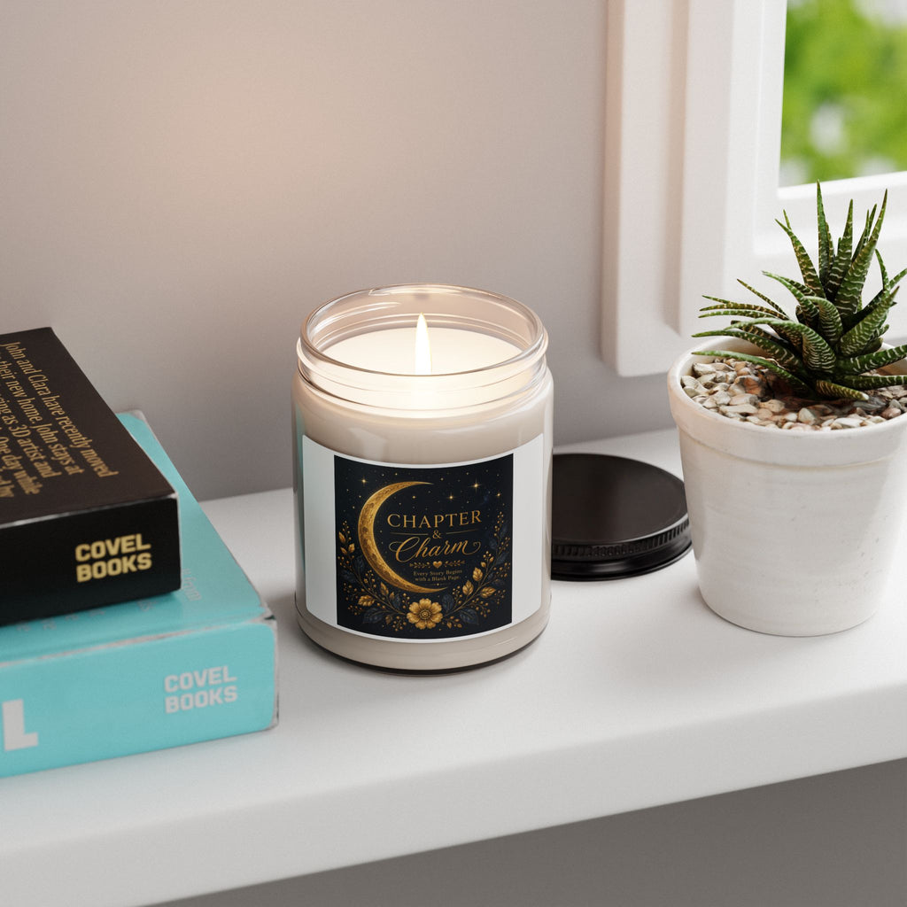 Chapter & Charm Moonlight Reflections™ Clean Cotton Soy Candle (9 oz)