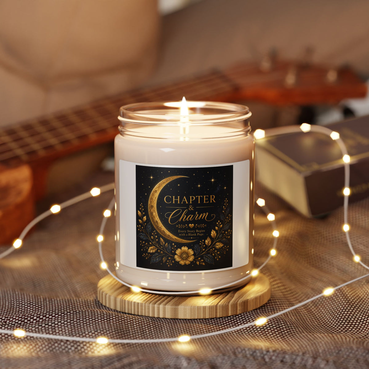 Chapter & Charm Moonlight Reflections™ Clean Cotton Soy Candle (9 oz)