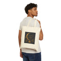 Canvas Tote Bag — 'Chapter & Charm' Moonlit Floral Booklover Tote